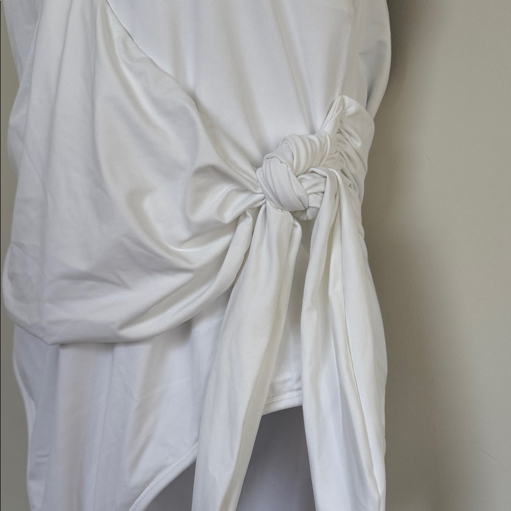 Ralph Lauren Black Label White Wrap Swimsuit - Picture 5 of 16